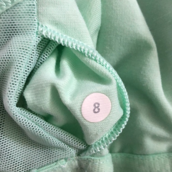 Lululemon Raceback Mint Green Build in Bra Tank - Picture 10 of 12